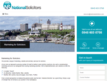 Tablet Screenshot of nationalsolicitors.com